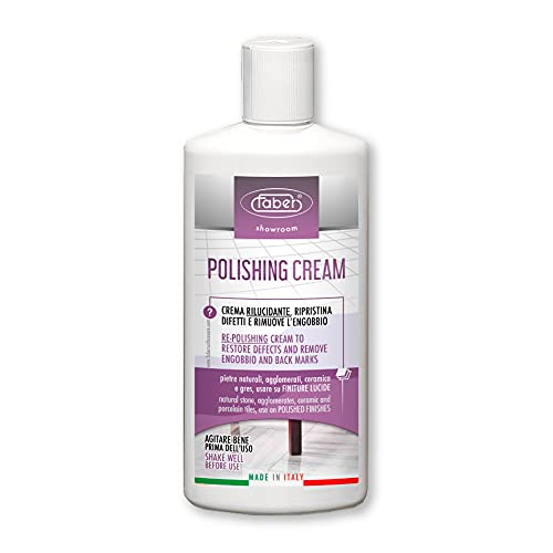 [Australia - AusPower] - Polishing Cream by Faber | Remove Back Marks on Polished Surfaces, Restore Chemical Aggression on Marble, Granite Countertop, Resin, and Excellent Resistance to Dirt and Foot Traffic 