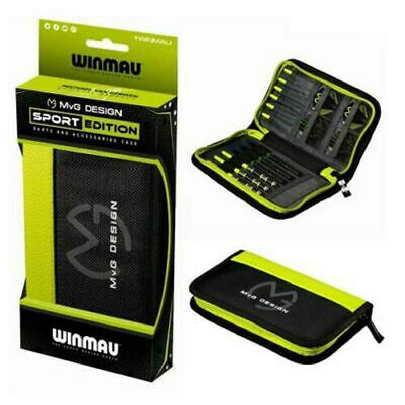 [Australia - AusPower] - Winmau MvG Design Dart Case, Michael Van Gerwen, Slimline,11 Compartments, Sports Edition 