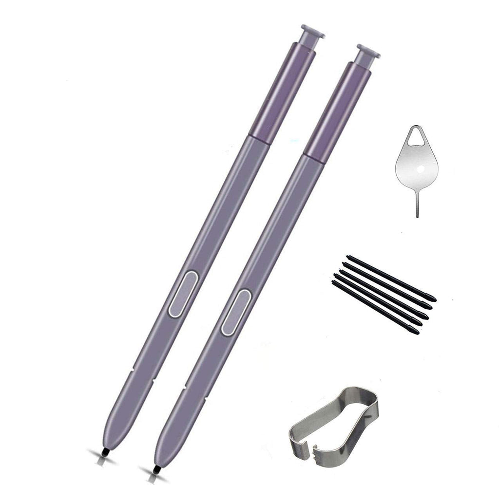 [Australia - AusPower] - 2Pcs Galaxy Note 8 Pen Stylus S Pen Replacement for Samsung Galaxy Note 8 N950U N950W N950FD N950F Tips/Nibs+Eject Pin(Orchid Gray) 