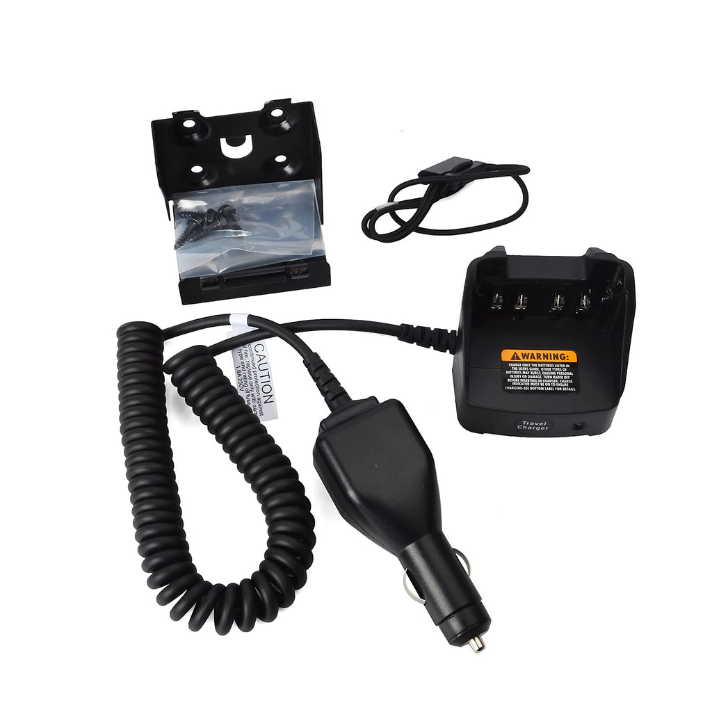 [Australia - AusPower] - UAYESOK RLN6433A Car Charger Base Ni-Cd Ni-MH Li-ion Battery Vehicle Travel Rapid Charger for Motorola XPR6500 XPR6550 XIR P8268 DP3400 DP3600 Two Way Radio 