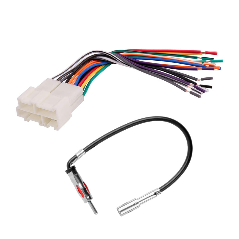 [Australia - AusPower] - RDBS Automotive Wire Harness Fit for 1988-2005 GM Vehicles Connect an Aftermarket Stereo Receiver and Compatible with 1988-up GM Micro/Delco Antenna Adapter 