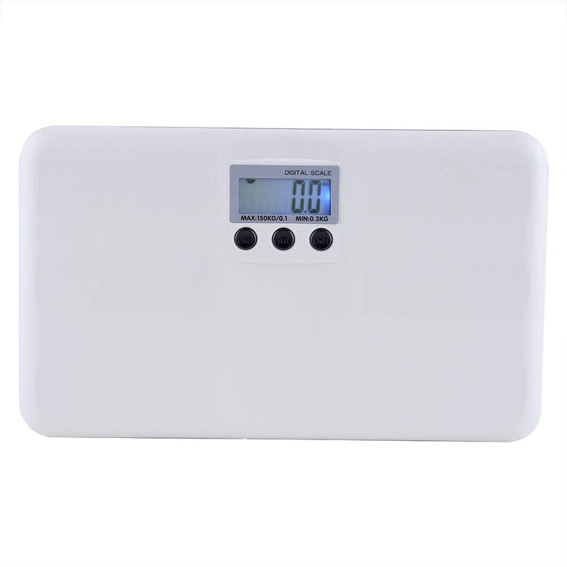 [Australia - AusPower] - Haofy Digital Body Scales, Electronic Scales with Blue LCD Backlight Display Battery Powered Household Weighing Scales for Baby Pet Body Weighing 