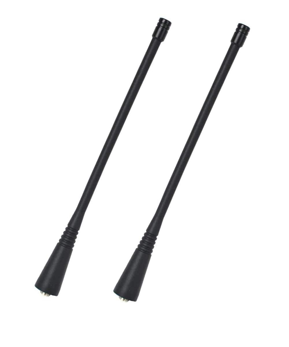 [Australia - AusPower] - UAYESOK UHF 403-520MHz walkie Talkie Rubber Antenna 6-inch PMAE4016 for Motorola CP150 CP200d CT250 CT450 HT750 HT1250 EX500 EX600XLS GP380 PR400 CP200 CP040 CP200XLS Portable Two Way Radio (2 Pack) 