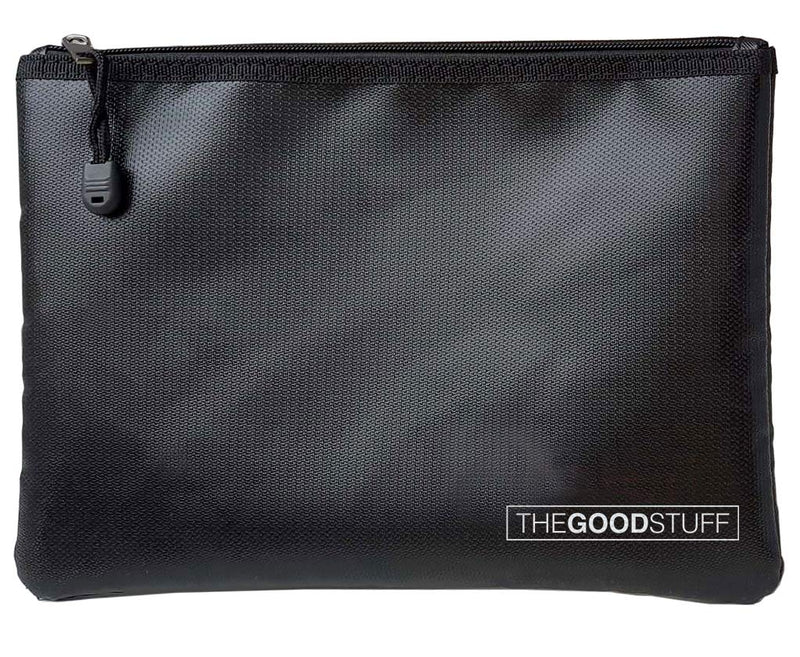 [Australia - AusPower] - Fireproof Document Bag Pouch Size: 10" x 13" [2000°F – Grey] Fireproof Bag for Documents and Money with Waterproof Coating to Protect Important Document Holder, Fireproof Bags for Cash Fire Proof Black 