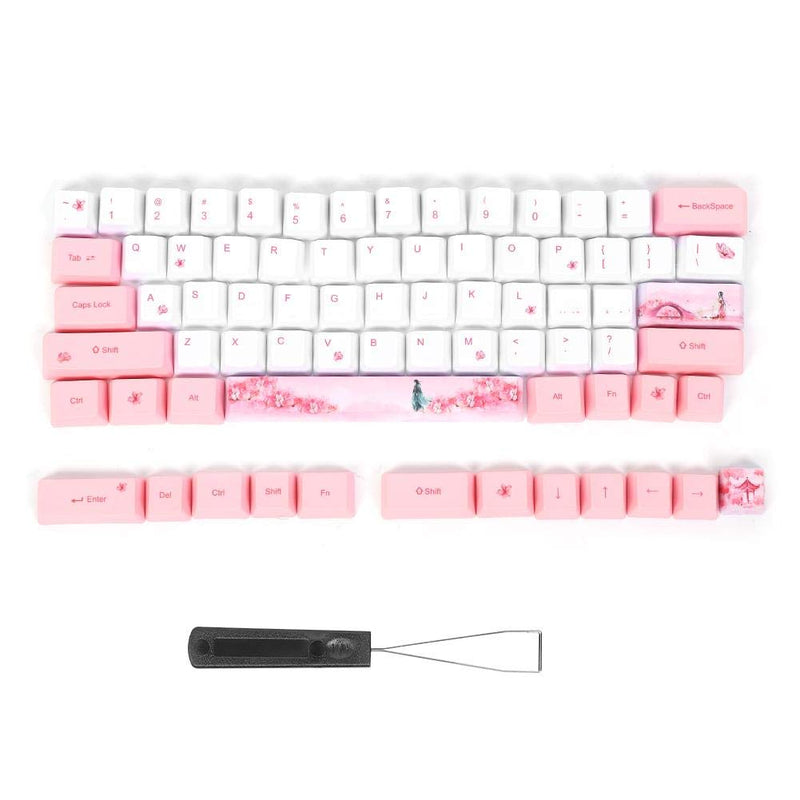 [Australia - AusPower] - Replaceable Keycaps,73 PBT Sublimation Keycaps,with Cute Patterns,Abrasion Resistance,Easy to Install,Suitable for Mechanical Keyboards (#2) #2 