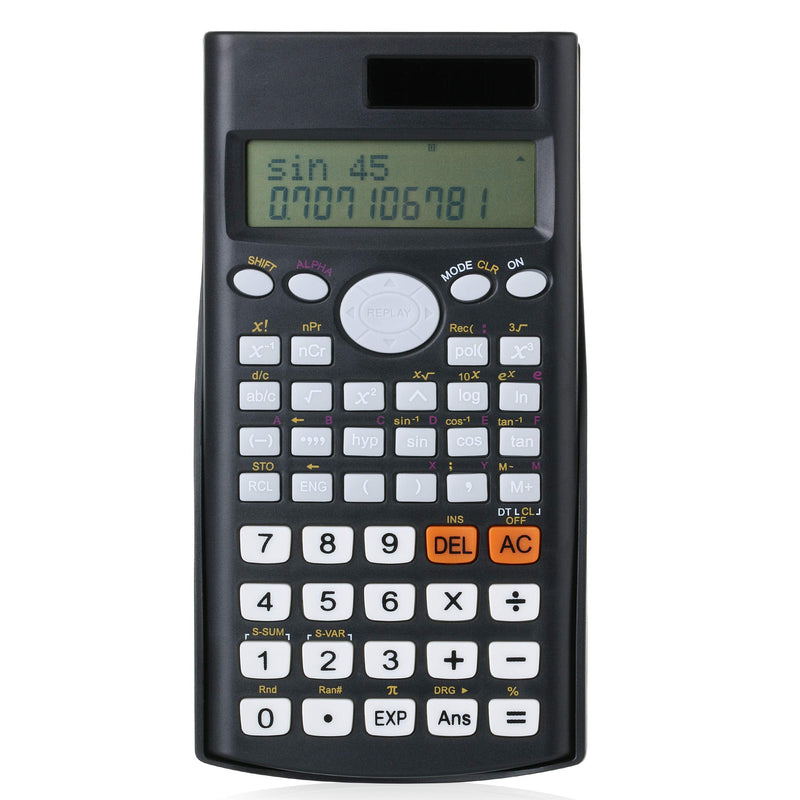 [Australia - AusPower] - Mr. Pen- Scientific Calculator, Solar Power, 2 Line Calculator, Calculator for School, Fraction Calculator, Calculator Scientific, Statistics Calculators, College Calculators, High School Calculator 