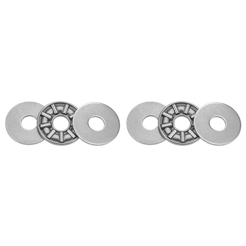 [Australia - AusPower] - uxcell AXK0619 Thrust Needle Roller Bearings with Washers 6mm Bore 19mm OD 2mm Width 2pcs 6mmx19mmx2mm 