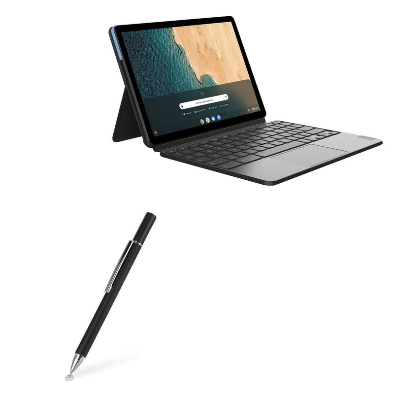 [Australia - AusPower] - Stylus Pen for Lenovo Chromebook Duet (Stylus Pen by BoxWave) - FineTouch Capacitive Stylus, Super Precise Stylus Pen for Lenovo Chromebook Duet - Jet Black 