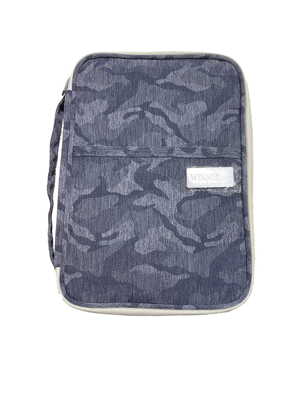 [Australia - AusPower] - Document Bags with Handle, Multi-functional Portfolio Organizer Large Capacity Portable Waterproof Oxford Cloth Travel Phone Card Pen Holder Pouch Zipper Case Handy Carrying for Hospital Medical Certificate File (Navy, 7"1.2"9.4") Navy 