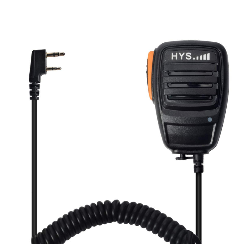 [Australia - AusPower] - HYS TC-R01 Walkie Talkie Handheld Speaker Mic Shoulder Microphone for Baofeng UV-5R Series BF-888S UV-5RE Plus UV-5RB UV-B5 Kenwood TK-240 TK-250 TK-255 Wouxun KG-659 KG-669 KG-669 Plus 2-Way Radio 