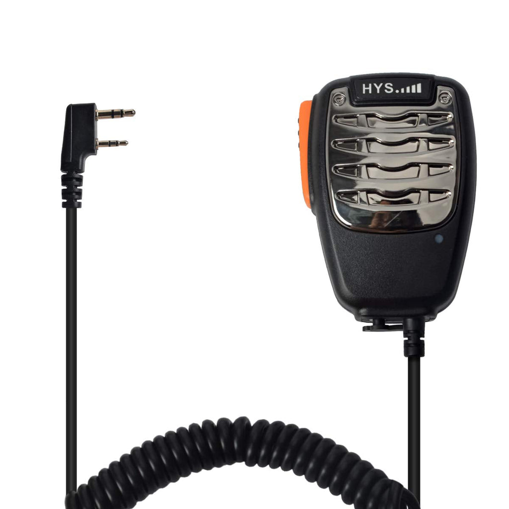 [Australia - AusPower] - HYS TC-R03 Walkie Talkie Handheld Speaker Mic Shoulder Microphone for Baofeng UV-5R Series BF-888S UV-5RE Plus UV-5RB UV-B5 Kenwood TK-240 TK-250 TK-255 Wouxun KG-659 KG-669 KG-669 Plus 2-Way Radio 