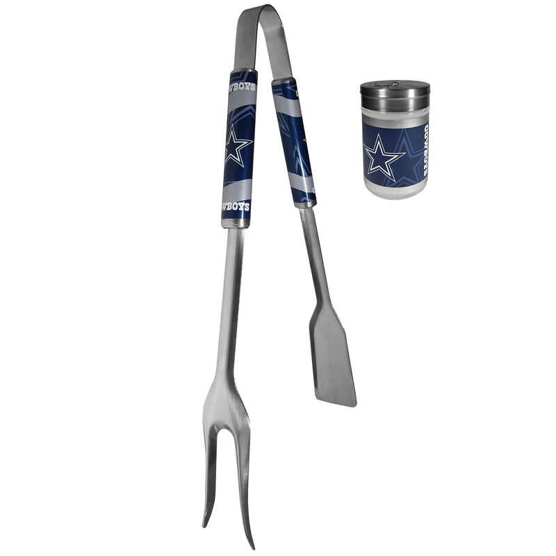 [Australia - AusPower] - Siskiyou Sports NFL unisex 3 in 1 BBQ Tool and Salt & Pepper Shaker Dallas Cowboys One Size Team Colors 