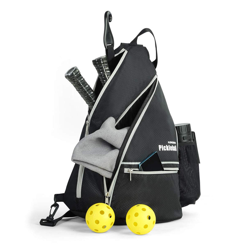 [Australia - AusPower] - Mangrove Pickleball Bag, Men's & Women's Pickleball Backpack, Adjustable Sling Bag with Fence Hook/Upgraded Capacity/Safety Pocket/Water Bottle Holder - 2020 Pickle Ball Paddle Bag 