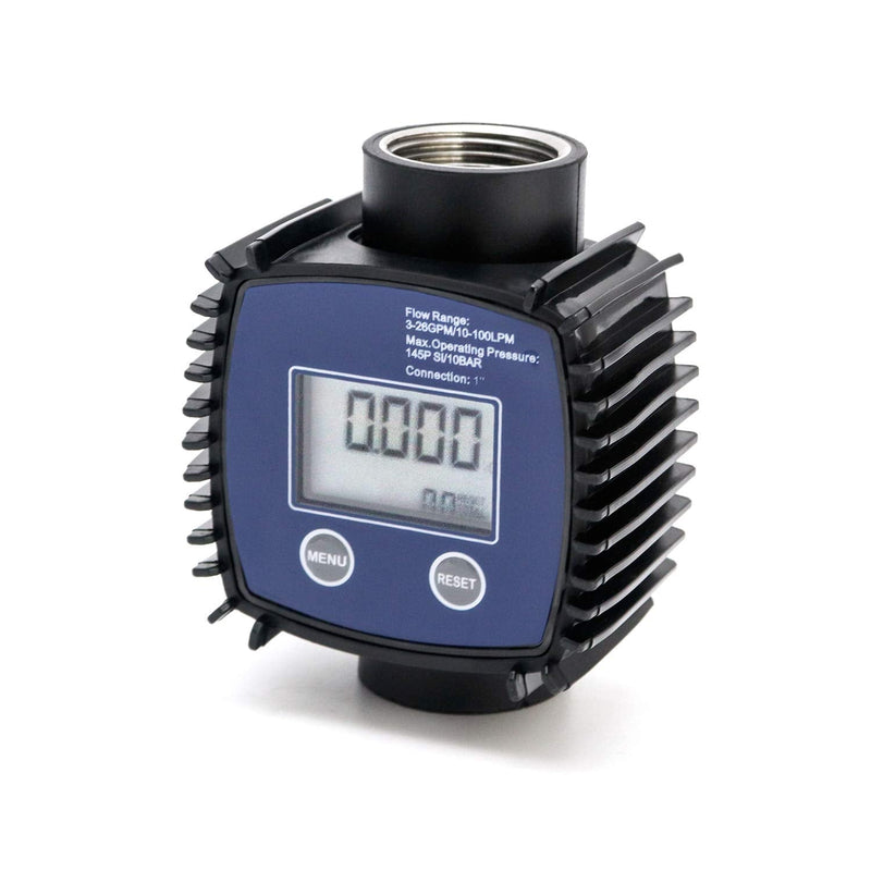 [Australia - AusPower] - QWORK Digital Inline Nutating Disc Chemical Transfer Meter 