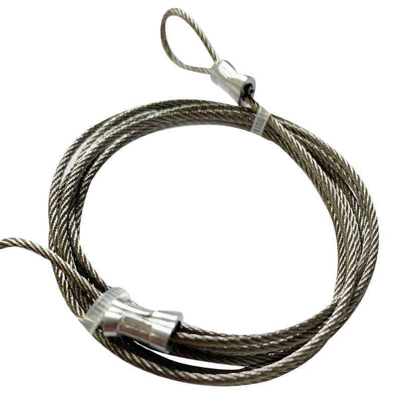 [Australia - AusPower] - VIS Automobile Safety Valve 4.6FT Stainless Steel Brake Wire Rope Cable. 