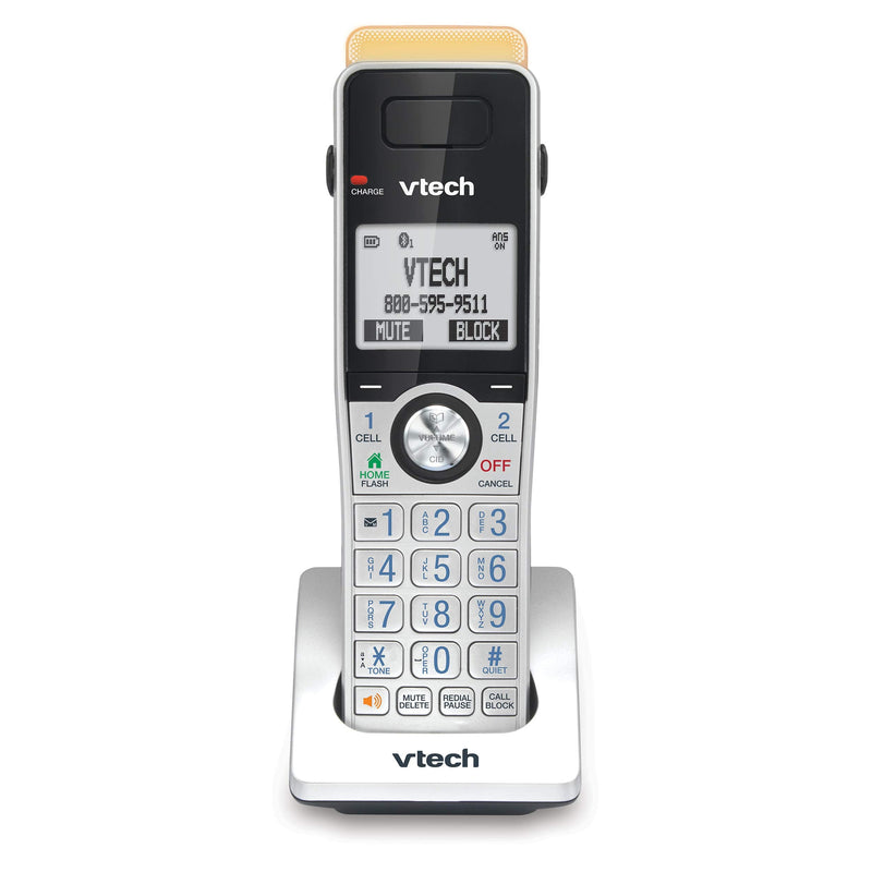 [Australia - AusPower] - VTech IS8101 Accessory Handset for IS8151 Phones with Super Long Range up to 2300 Feet DECT 6.0, Call Blocking, Connect to Cell, Headset jack, Belt-clip, Power backup, Intercom and Expandable to 12 HS Accessory Handset with Super Long Range 