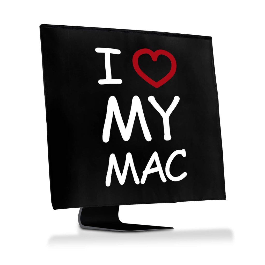[Australia - AusPower] - kwmobile Cover Compatible with Apple iMac 27" / iMac Pro 27" - 4-in-1 Case - I Love My Mac White/Red/Black I Love My Mac 02-09-01 