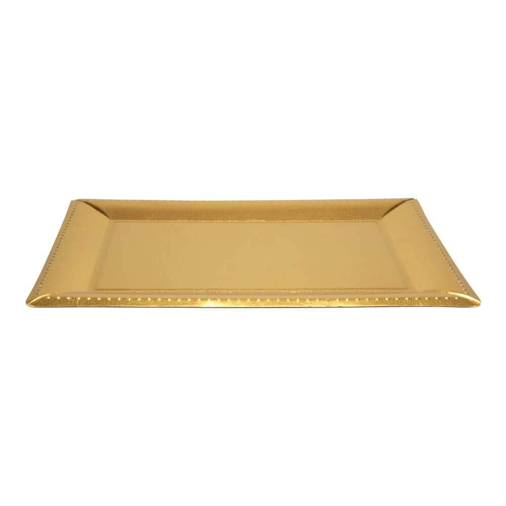 [Australia - AusPower] - Paper Decorative Serving Trays - 16.25"x12" | Gold | Pack of 2 