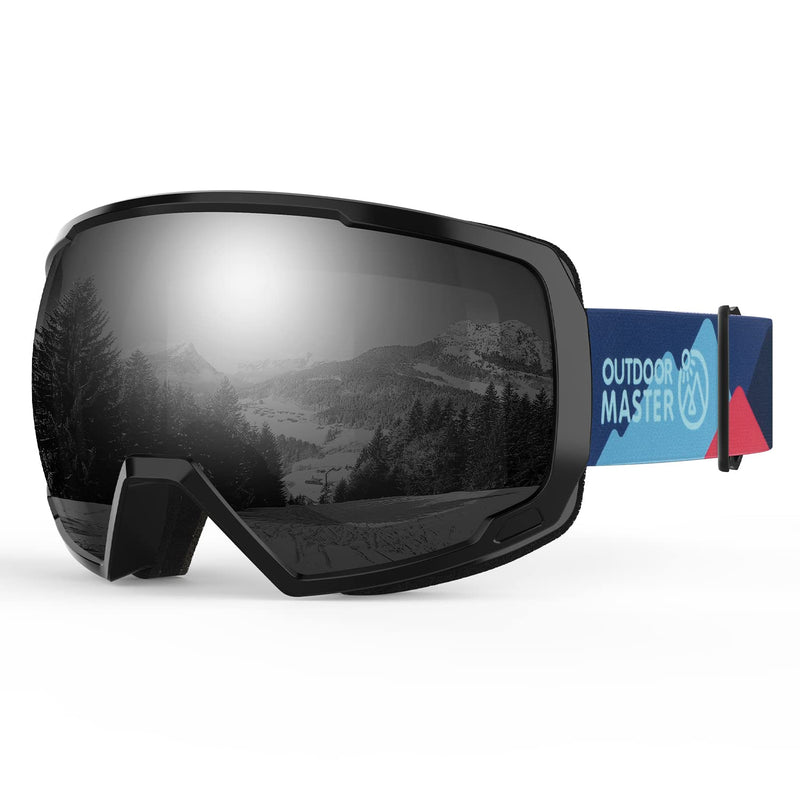 [Australia - AusPower] - OutdoorMaster Kids Ski Goggles, Snowboard Goggles - Youth Snow Goggles A0-midnight 