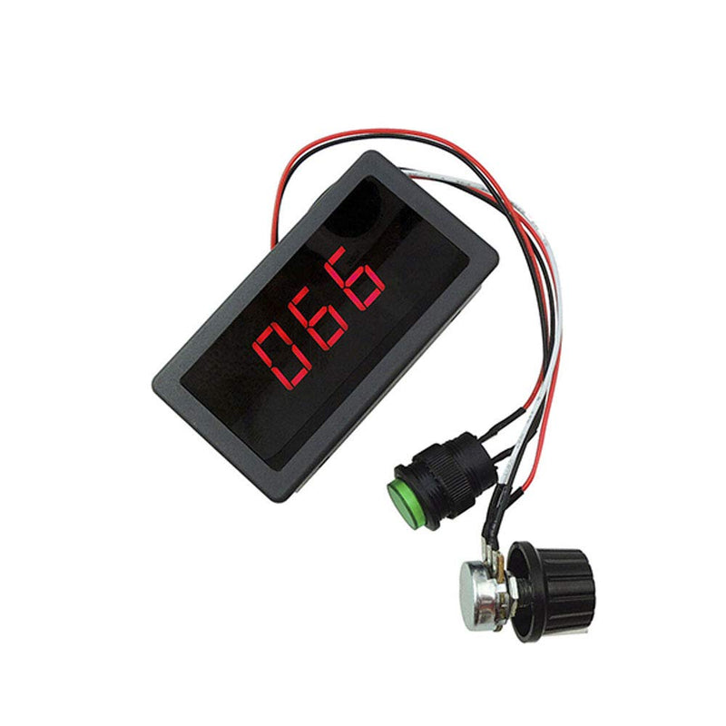 [Australia - AusPower] - Wixine 1Pcs DC 6V-30V 12V 24V Max 8A Motor Speed Controller PWM with Digital Display Switch 