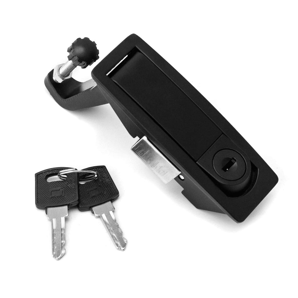 [Australia - AusPower] - QWORK Compression Latch, Adjustable Lever Hand Operated Push Button Actuation, C2-33-25 Series MS606 1 Pack 