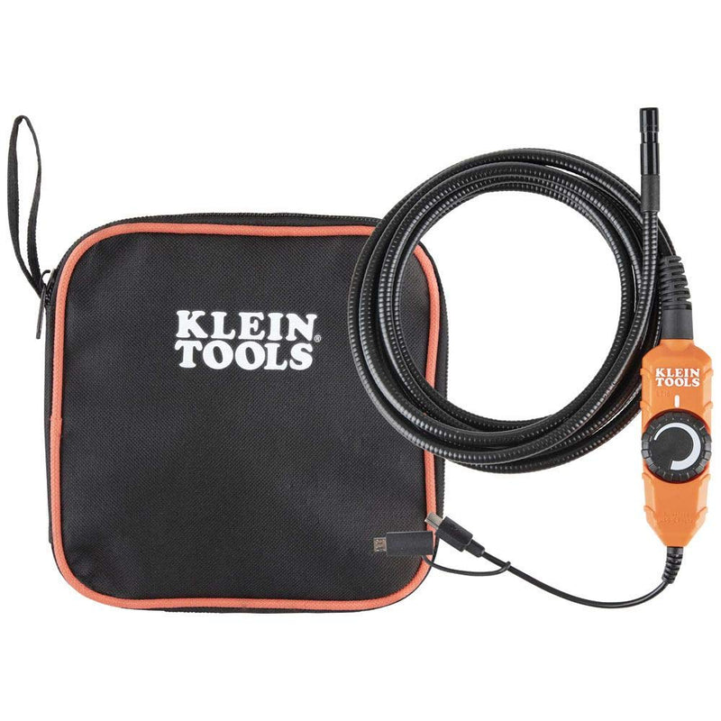 [Australia - AusPower] - Borescope Digital Camera with LED Lights, for Android Devices, USB-C or Micro-USB Connection; No Batteries Needed Klein Tools ET16 USB Connection 