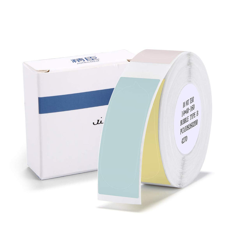[Australia - AusPower] - Label Maker Tape NIIMBOT 2021 D11 Adapted Label Print Paper Glossy Standard Laminated Office Labeling Tape Replacement (5 Colors) 5 Colors 