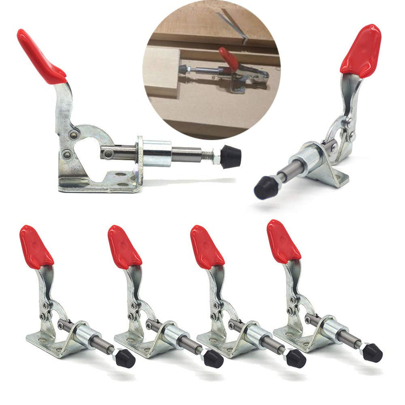 [Australia - AusPower] - MIKMAYTOO Push Pull Action Toggle Clamps 6 PACK 301AM Latch Anti-slip Hand Tool 110Lbs Holding Capacity Quick Release Woodworking Clamp  (301AM) 