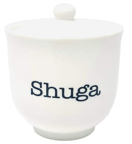 [Australia - AusPower] - Sugar Bowl | Cute Ceramic "Shuga" Dish with Lid | Perfect Hostess Gift or Housewarming Gift 