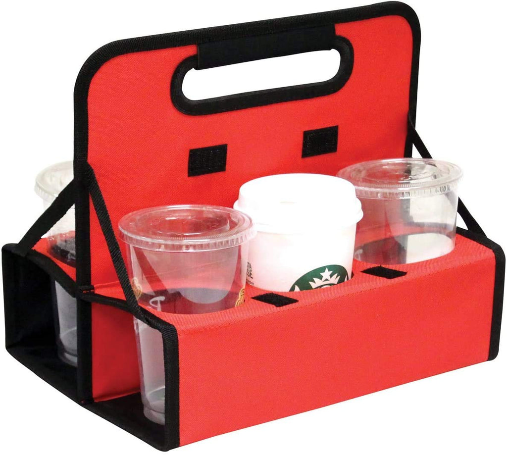 [Australia - AusPower] - AJK Gifts Reusable Cup Carrier, Holds 6 Cups or Cans, Folds Flat 
