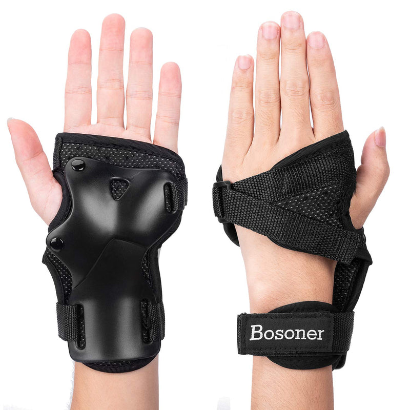 [Australia - AusPower] - BOSONER Wrist Guards for Adults/Kids Wristsavers Impact Sport Wrist Support Protective Gear for Skateboarding Skating Snowboarding (1 Pair) S (Kids 3-6 years) 
