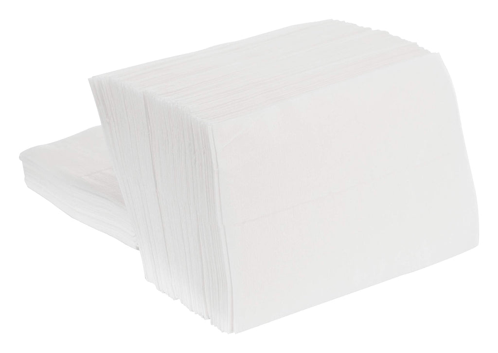 [Australia - AusPower] - EcoQuality White Low Fold Dispenser Napkins,400/pack 1-Ply, 3 1/2 x 5 in, Dispenser Napkin Refill, Everyday Napkins, Perfect for Restaurants, Diners, Bodegas & Home 