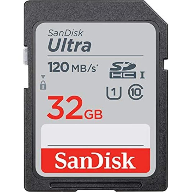 [Australia - AusPower] - SanDisk 32GB Ultra SDHC UHS-I Memory Card - 120MB/s, C10, U1, Full HD, SD Card - SDSDUN4-032G-GN6IN 
