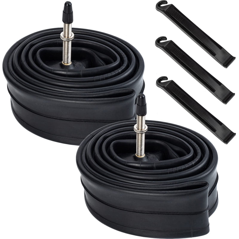 [Australia - AusPower] - 2 Pack 700C Road Bike Tubes 700x35C/38C/40C/43C FV48mm Presta Valve 700C Tubes Compatible with 700 x 35C 700x36C 700x37C 700 x 38C 700x39C 700 x 40C 700x41C 700 x 42C 700 x 43C Bike Tire Tubes 