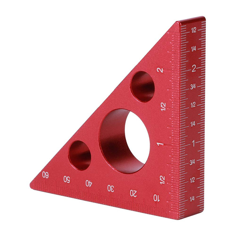 [Australia - AusPower] - Carpenter Ruler, Woodworking Tools Right Angle Ruler, Aluminum Alloy Woodworking Measuring Tool for Roofers Builders 