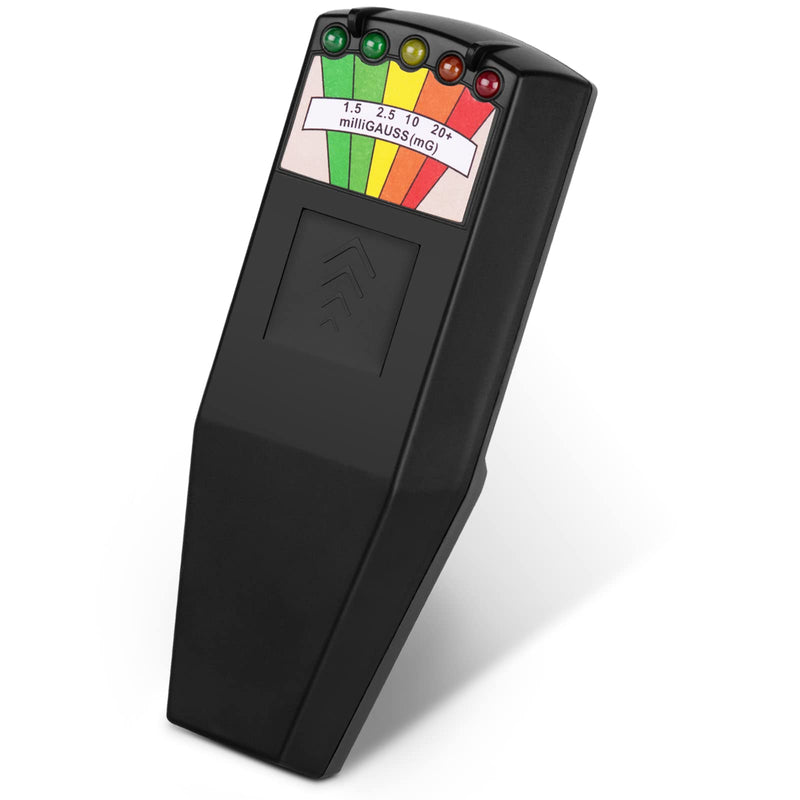 [Australia - AusPower] - color tree Handheld LED EMF Magnetic Field Ghost Hunting Detector Electromagnetic Paranormal Equipment Tester 50Hz-20,000Hz Black 