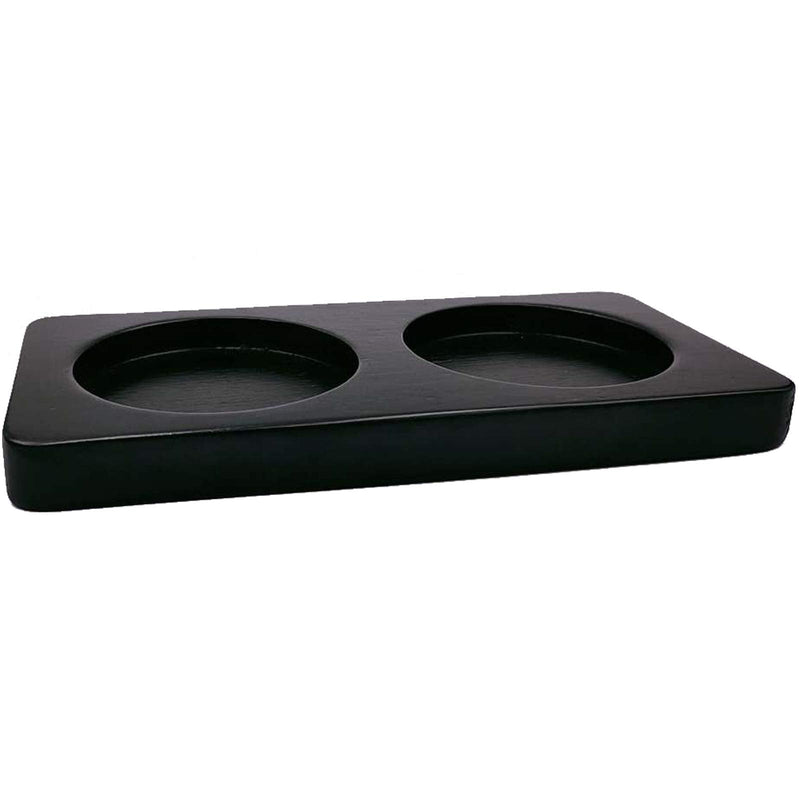 [Australia - AusPower] - Salt and Pepper Mill Tray, Pepper Salt Mill Tray, Wood Tray Black 