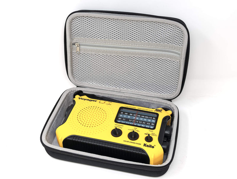 [Australia - AusPower] - Kaito RC500 EVA Hard Shell Storage Case with Double-Zipper and Carrying Handle for The Voyager KA500 Radio 