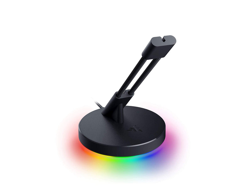 [Australia - AusPower] - Razer Gaming Mouse Bungee V3 Chroma: Drag-Free Wired Mouse Support - for Esports-Level Performance - Weighted Base - Anti-Slip Feet - Classic Black, RC21-01520100-R3U1 