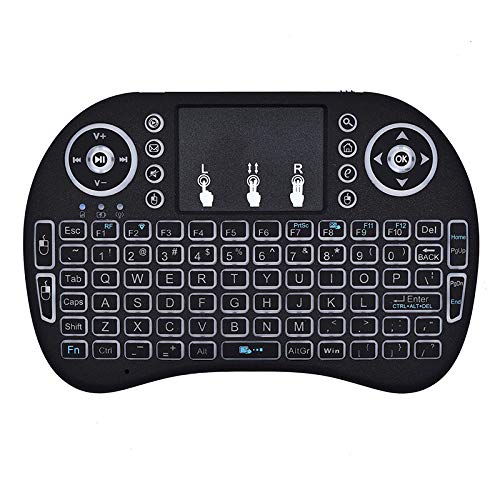 [Australia - AusPower] - Mini Keyboard i8 2.4G Air Mouse Wireless Keyboard with Touchpad, Rechargeable Handheld Keyboard Remote for Smart TV, Android TV Box, KODI, Raspberry Pi, PC 