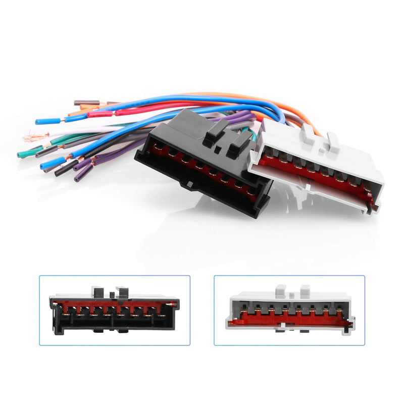 [Australia - AusPower] - RDBS Car Wire Harness Kit to Install Aftermarket Stereo Receiver Fit for 1986-2004 Ford Vehicles 