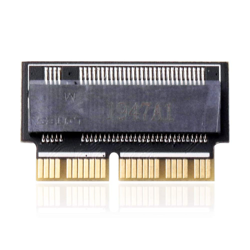 [Australia - AusPower] - HUYUN M.2 NVME SSD Convert Adapter for MacBook Air Pro Retina Mid 2013 2014 2015 2016 2017 NVME & AHCI SSD Upgraded Fit for A1465 A1466 A1398 A1502 (1X M.2 NVME SSD Convert Adapter) 1X M.2 NVME SSD Convert Adapter 