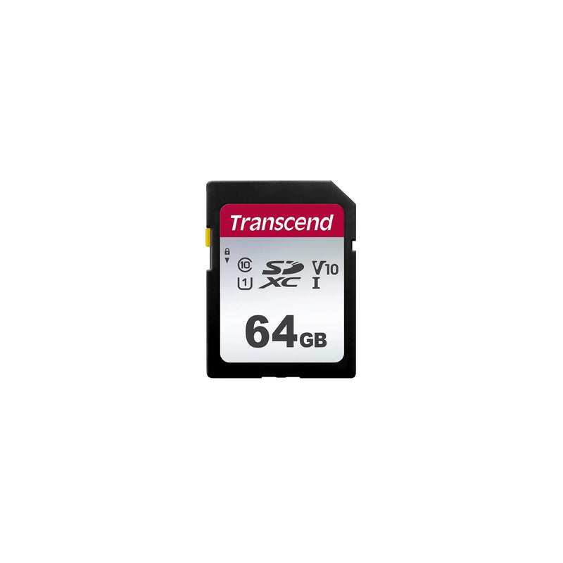 [Australia - AusPower] - Transcend 512GB SDXC 300S Memory Card UHS- I, C10, U3, V30, 4K, Full HD - TS64GSDC300S-E2 