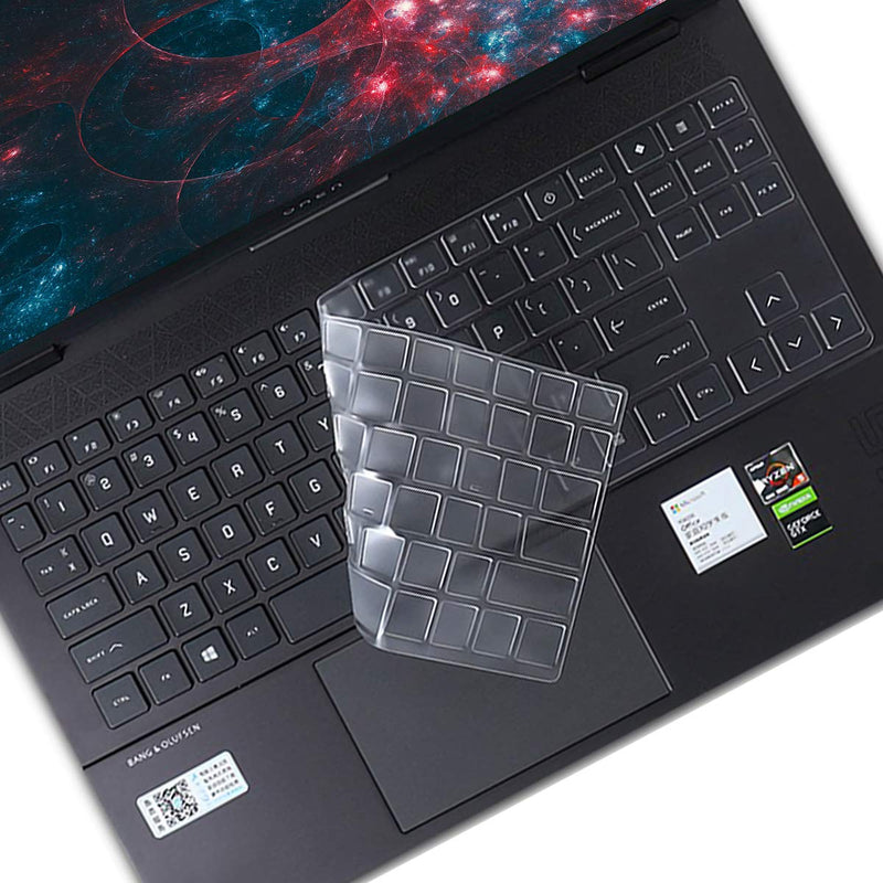 [Australia - AusPower] - Ultra Thin Keyboard Cover Compatible 15.6" HP OMEN 15-ek000 15-ek0023dx 15-ek0013dx 15-ek0019nr 15-en000 15-en0013dx 15-en0023dx 15-en0029nr Series Gaming Laptop Accessories-TPU 