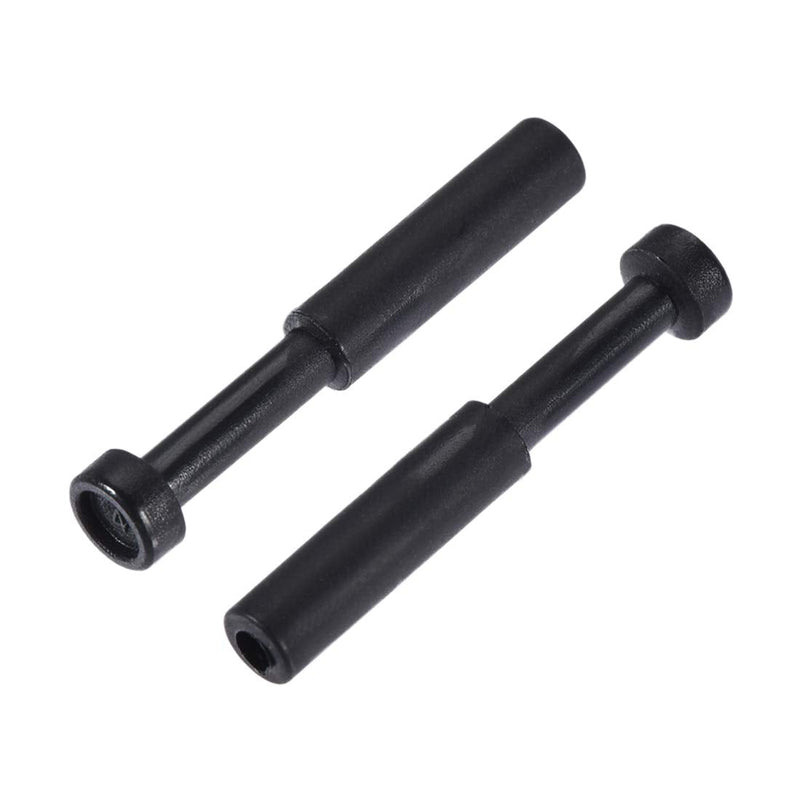 [Australia - AusPower] - uxcell Push to Connect Fittings, Cap Style Pneumatic Blanking Plugs, Fit for 4mm Inner Dia. Air Hose Tube Pipe, Plastic, Black, Pack of 20 