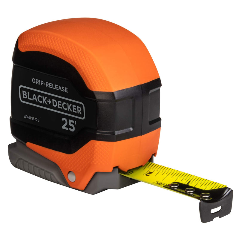 [Australia - AusPower] - beyond by BLACK+DECKER Tape Measure, Grip Release, Autolock & Self Lock, 25-Foot (BDHT36725AP) 