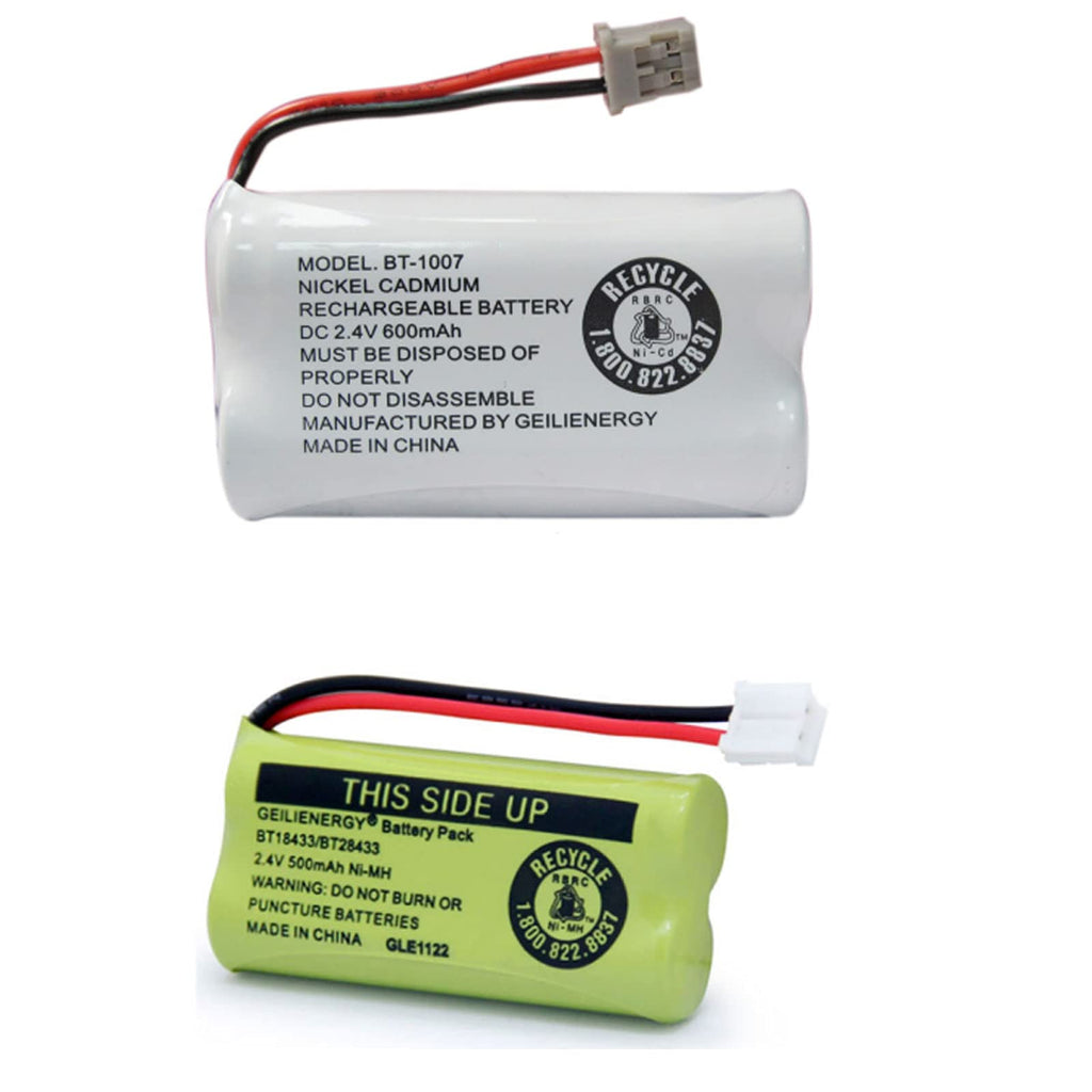 [Australia - AusPower] - 3 Pack BT-1007 Cordless Phone Battery Compatible for Uniden BT1007 BT904 BT-904 BT1015 BT-1015 with 3 Pack BT18433 BT28433 BT184342 BT284342 BT-1011 Replacement Battery 