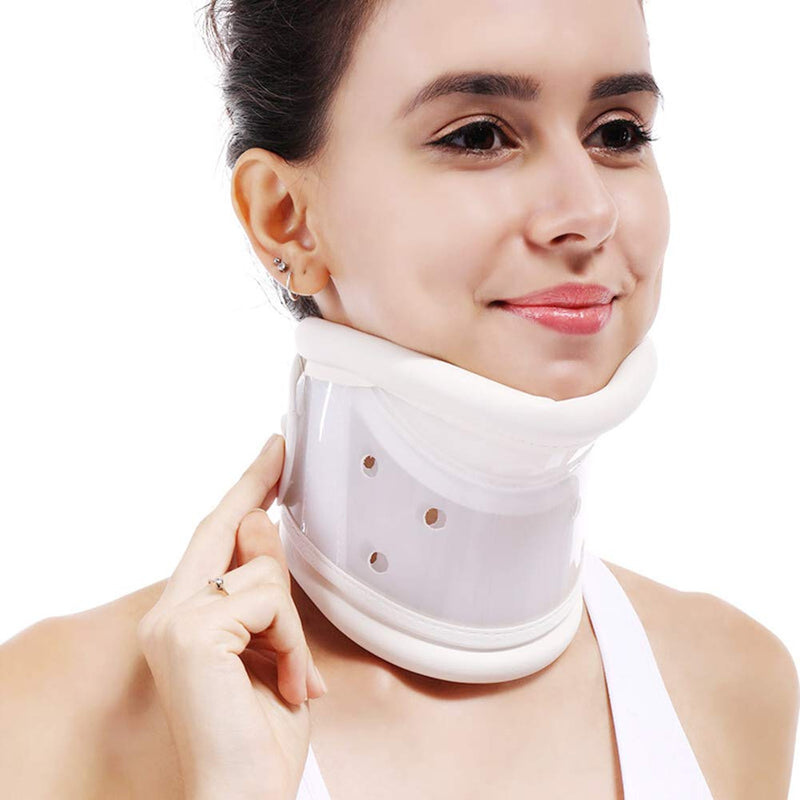 [Australia - AusPower] - TANDCF Cervical Neck Brace Collar with Chin Support for Stiff Relief Cervical Collar Correct Neck Support Pain Bone Care Health(Size S) Small (Pack of 1) 