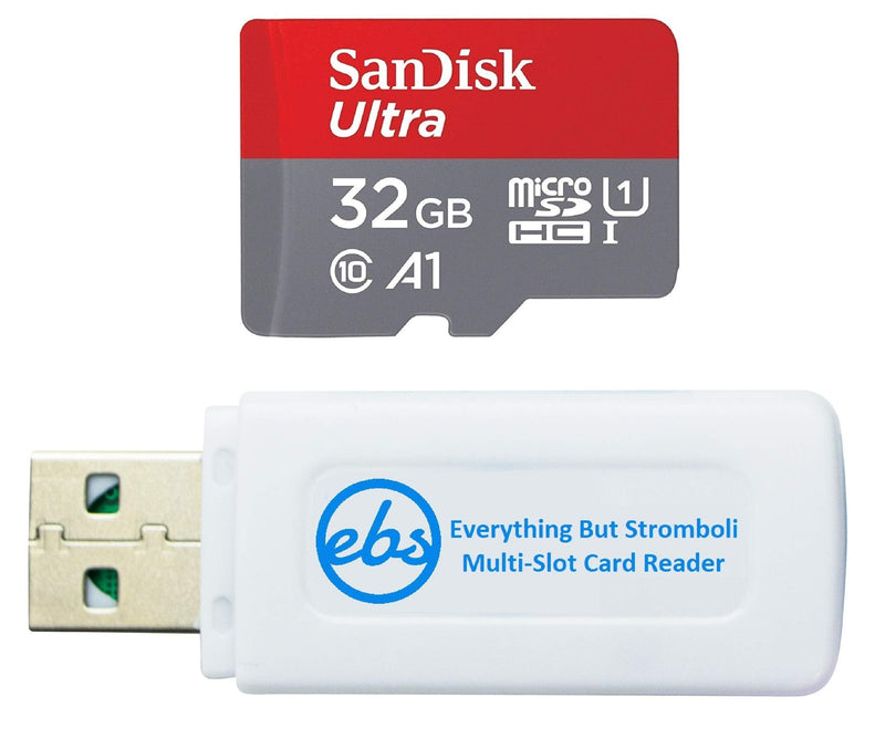 [Australia - AusPower] - SanDisk Ultra 32GB Micro SDHC Memory Card for Apeman Dash Camera Series Works with C450, C420, C860 (SDSQUAR-032G-GN6MN) Bundle with (1) Everything But Stromboli Micro SD Card Reader 