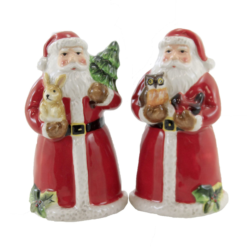 [Australia - AusPower] - 28298 Santa 3D Magic of Christmas Ceramic Salt & Pepper Shaker Set 